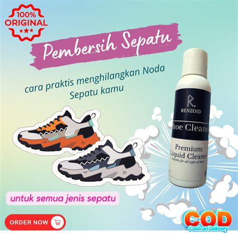 Jual Shoe Cleaner Sabun Pembersih Cuci Sepatu 100ml Shopee Indonesia