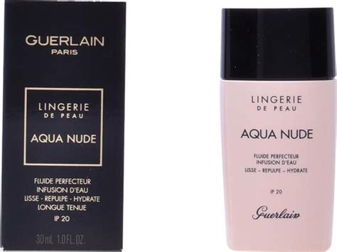 Guerlain Lingerie De Peau Aqua Nude Foundation 03N Natural SPF20 Bol