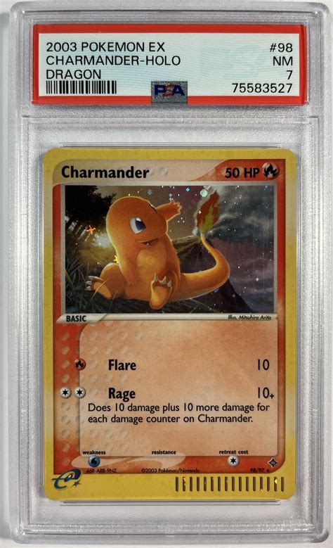 Charmander Holo Rare Psa Psa Kort Pokemonshop