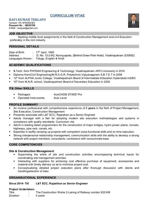 Resume Sample Civil Engineer Resume Engineer Civil Sample Midlevel Template Career Ms Free