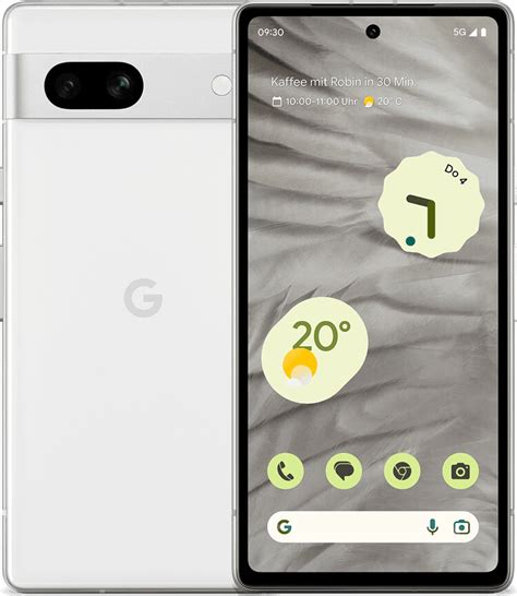 Electronis De Google Pixel 7a 5G 128GB 8GB RAM Dual SIM Snow Nur