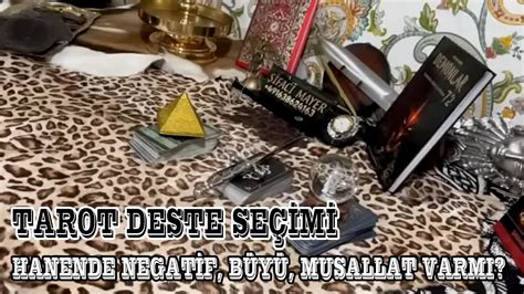 Tarot Deste Se M Hanende Negat F B Y Musallat Varmi Medyum