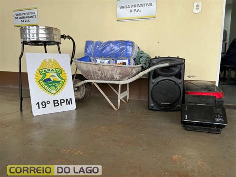 Dois Homens São Presos E Objetos Furtados São Recuperados Pela Policia Militar De Santa Helena