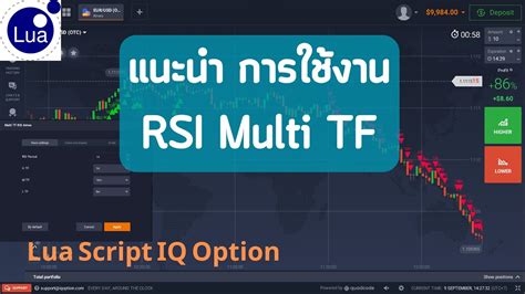 Lua Script IQ Option 2023 EP82 แนะนำการใชงาน RSI Multi TF YouTube