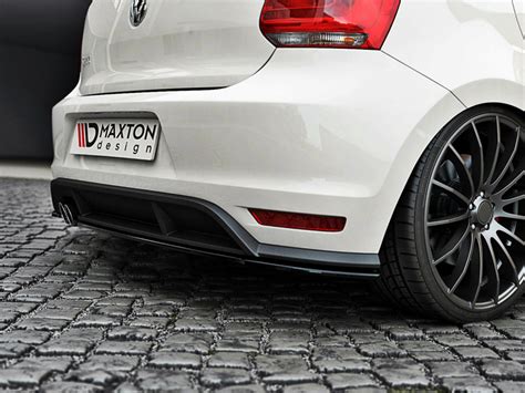 Rear Splitter Vw Polo Mk 5 Gti Facelift Maxton Design Uk