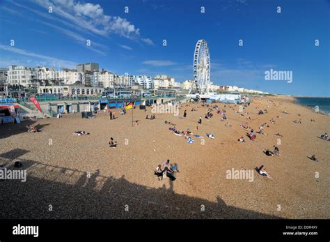 Brighton beach england Stock Photo - Alamy