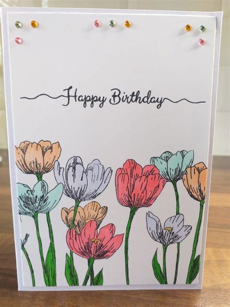 Birthday Card Wild Flowers Artofit