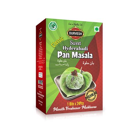 Pan Masala Classic Flavour 24pcs Durvesh Herbal Store