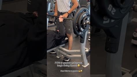 Never Make Ur Gymbro Laugh During The Set 🤣💪 Gymlife Gymbro Fitness