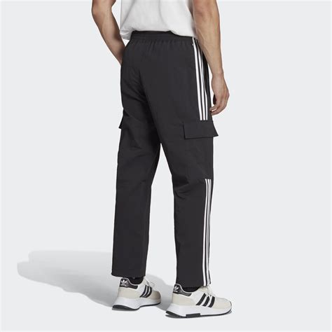 Adidas Adicolor Classics 3 Stripes Cargo Pants Black Adidas Lk