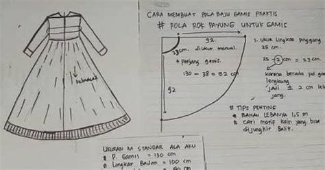 Cara Membuat Pola Baju Yang Benar Pasti Keren