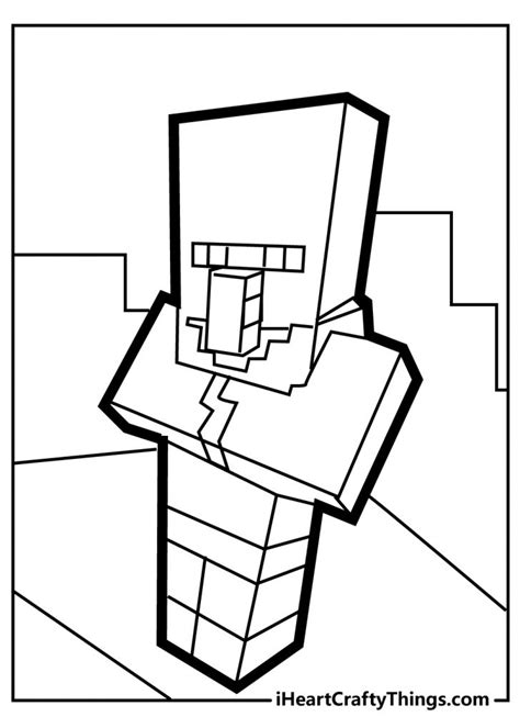 Minecraft Dungeons Printable Coloring Pages