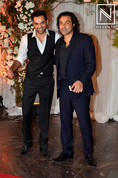 #Deol cousins #AbhayDeol and #BobbyDeol arrived in black