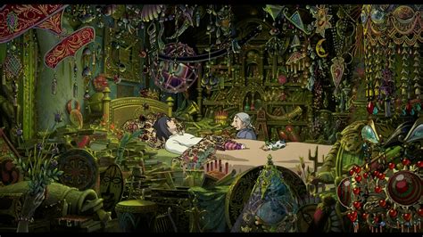 Enchanted Moments In Howl S Moving Castle Hd Wallpaper