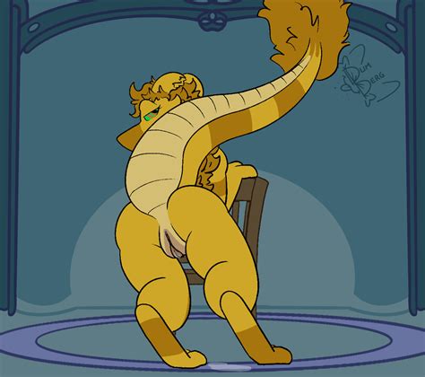 Rule 34 2d Animation Animated Ass Bodily Fluids Chair Dragon Dumderg Female Fluffy Fluffy Tail