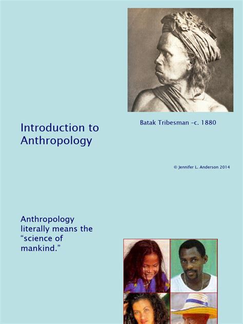 W1 Introduction To Anthropology Pdf Anthropology Cultural