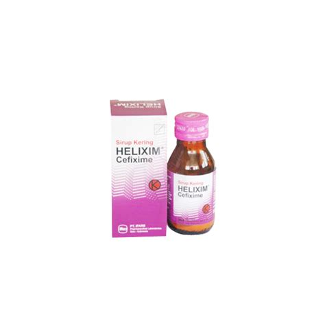 Helixim Dry Sirup 30 Ml Kegunaan Efek Samping Dosis Dan Aturan Pakai Halodoc