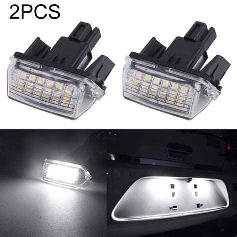 Light License Plate Smd Pin Pcs K Dc V Led Number Plate Lamp