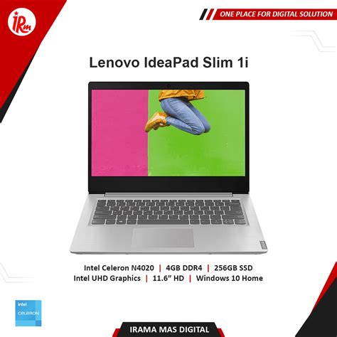 Jual Lenovo Ideapad Slim 1i Intel Celeron N4020 4gb 256gb Ssd Hd W10 Shopee Indonesia