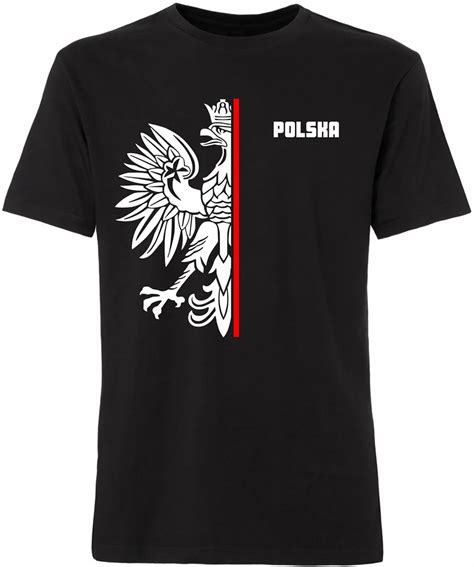 Polish Eagle Emblem Polska Patriotic T Shirt Short Sleeve Cotton