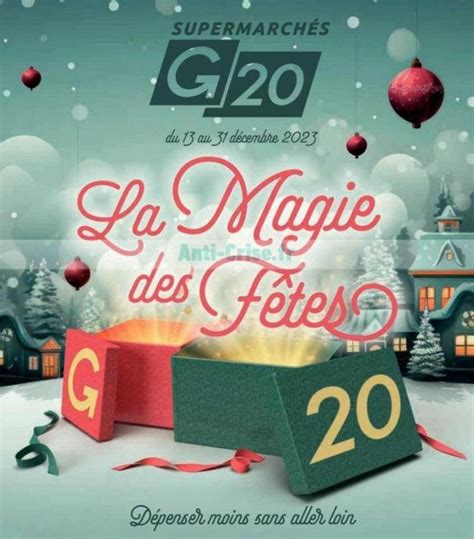 50 Semaine Week 13 12 2023 31 12 2023 Catalogue G20 G20