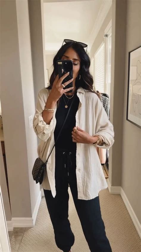 AE Go Big Oversized Shirt Curated On LTK Linen Shirt Outfit