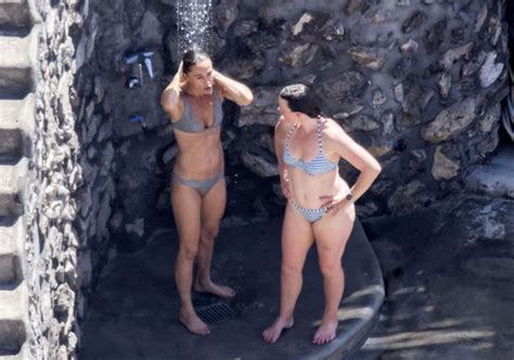 Pippa Middleton In Bikini At A Beach In Positano 09 02 2020 Hawtcelebs