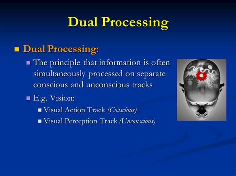 Dual Processing Psychology Glossary