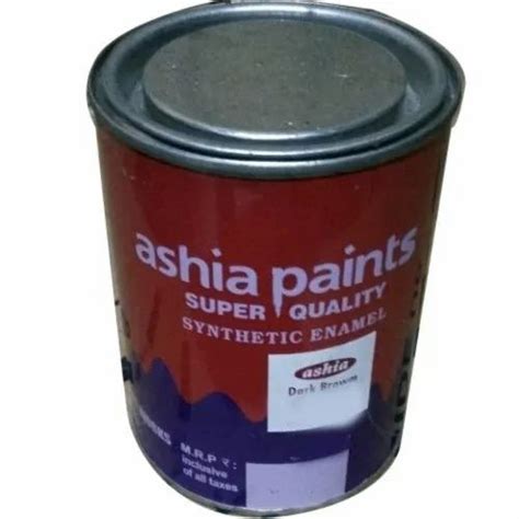 High Gloss Water Based Paint Dark Brown Synthetic Enamel Paint At Rs