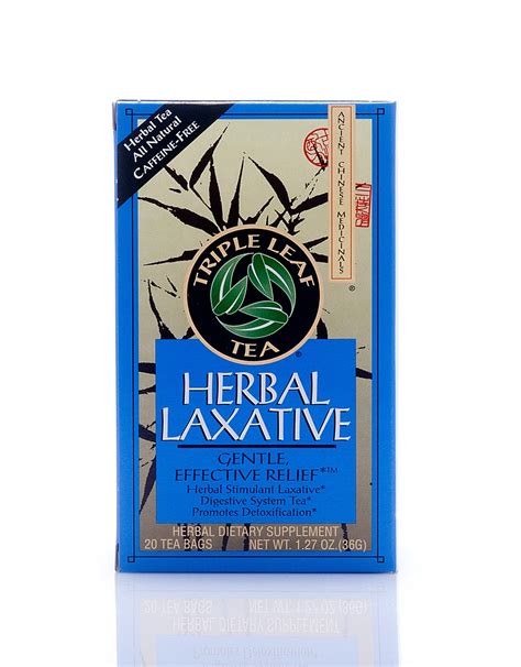 Triple Leaf Herbal Laxative Tea For Constipation Matter Natures Essence