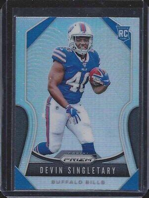 DEVIN SINGLETARY 2019 PANINI PRIZM ROOKIE SILVER PRIZMS SP RC 335 EBay