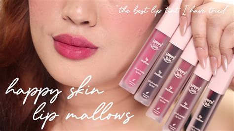 Video The BEST Lip Tint New Shades Of Happy Skin Plush Matte Lip