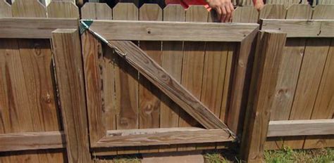 How To Fix A Sagging Wooden Gate Organize With Sandy