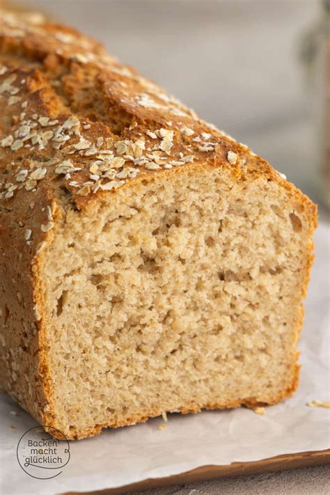 Haferflockenbrot Backen macht glücklich