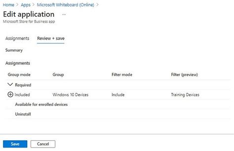 Intune Filters Assign Microsoft Store App Policy Using Filters