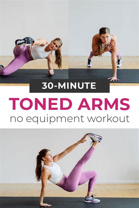 30 Minute No Equipment Arm Workout Video Nourish Move Love