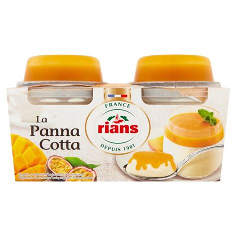 Rians Panna Cotta Z Sosem O Smaku Mango I Marakui G Sztuki