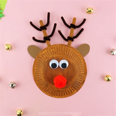 Paper Plate Reindeer Craft I Heart Crafty Things