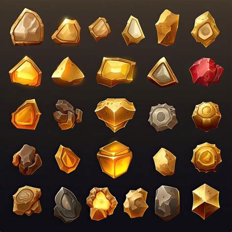 Premium AI Image Mine Gold Ore Ai Generated Money Treasure Miner