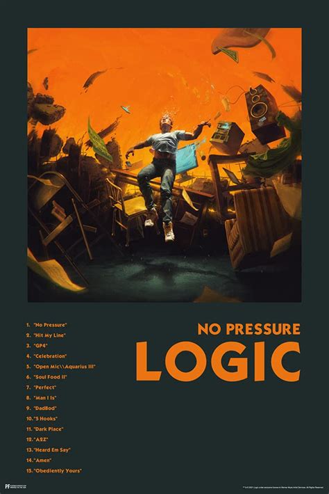 Buy Logic Merch No Pressure Album Cover Art Track List Rap S Logic