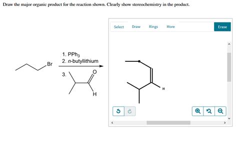 Solved Draw The Major Organic Product For The Reaction Chegg