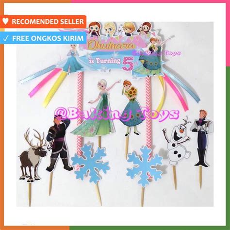 Jual Topper Cake Frozen Fever Custom Shopee Indonesia