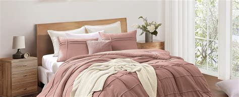 Amberspace Dark Beige Comforter Full Sizeboho Beige Comforter For Pinch Pleat Full