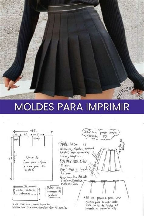 Melhores Modelos De Moldes Para Você Fazer E Arrasar Costurando