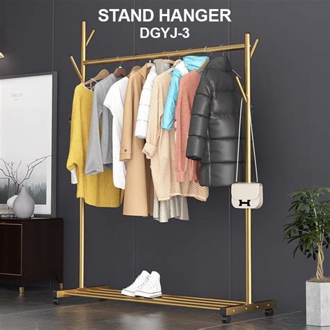 Jual PROMO Stand Hanger Terbaru Gantungan Baju Single Gantungan