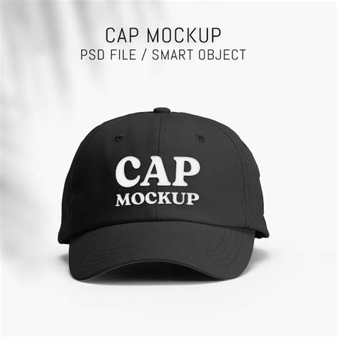 Premium Psd A Free Psd Black Cap Mockup