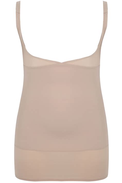 Nude Underbra Smoothing Slip Dress With Firm Control Plus Size To Yours Clothing