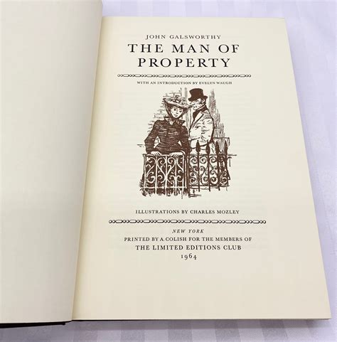 The Man of Property, Illustrations by Charles Mozley by John Galsworthy ...