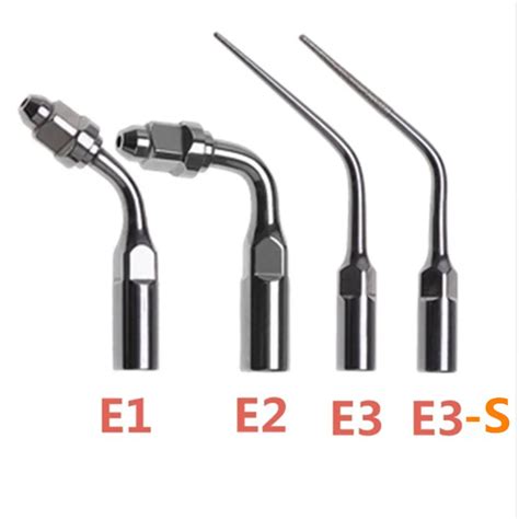 4pc Dental Endo Tips E1 E2 E3 E3 S Fit For Ems Woodpecker Ultrasonic