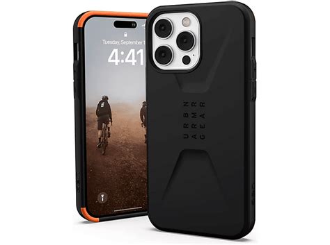 URBAN ARMOR GEAR Civilian Backcover Apple IPhone 14 Pro Max Schwarz